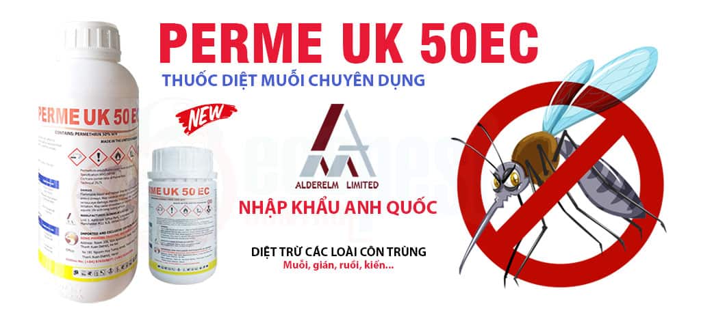 Thuốc diệt muỗi Perme UK 50EC nhập khẩu tại Anh Quốc
