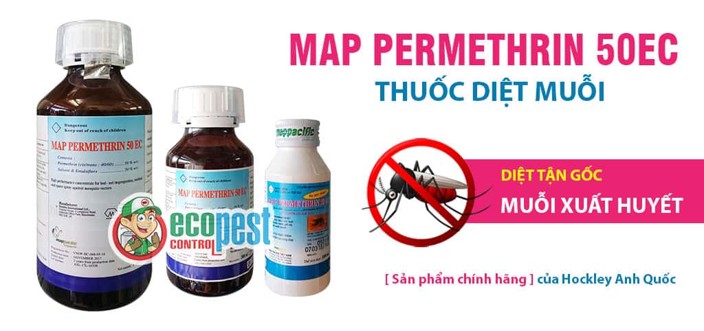 Thuốc diệt muỗi Map Permethrin 50EC chính hãng