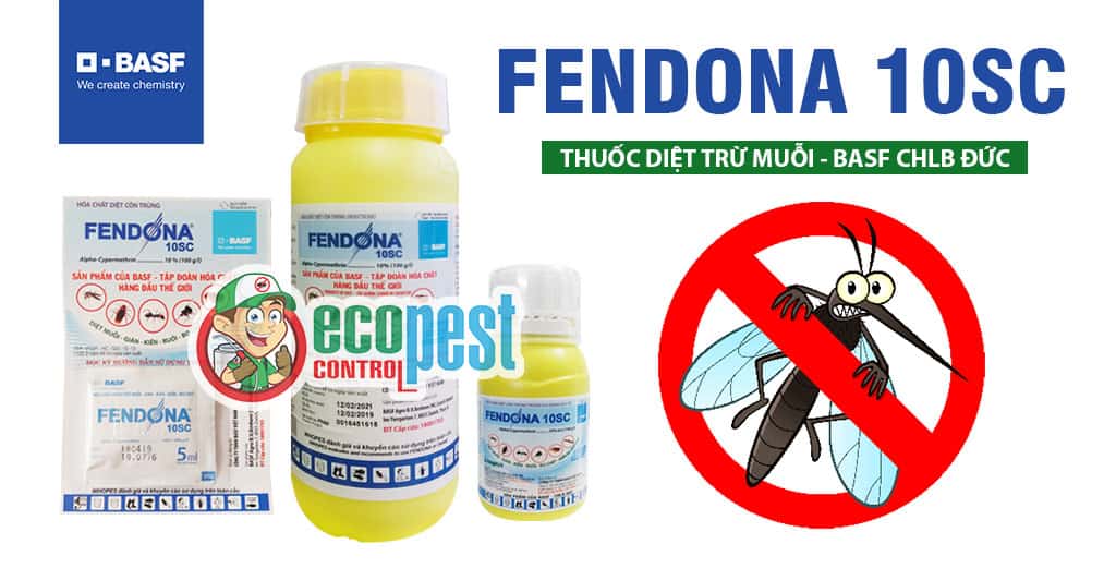 Thuốc diệt trừ muỗi, gián, ruồi, kiến, bọ chét Fendona 10SC