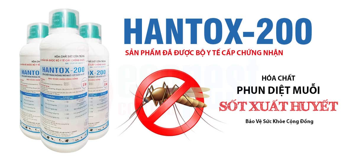 Hantox-200 3EW thuốc diệt bọ chét Bộ Y Tế