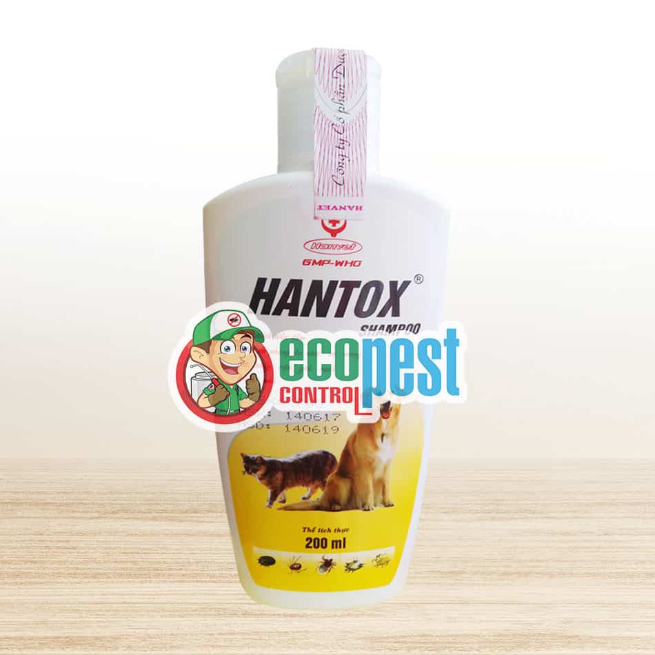 Sữa tắm đặc trị ve rận bọ chét Hantox Shapoo