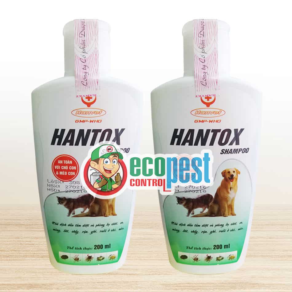 Hantox Shampoo sữa tắm diệt bọ chét