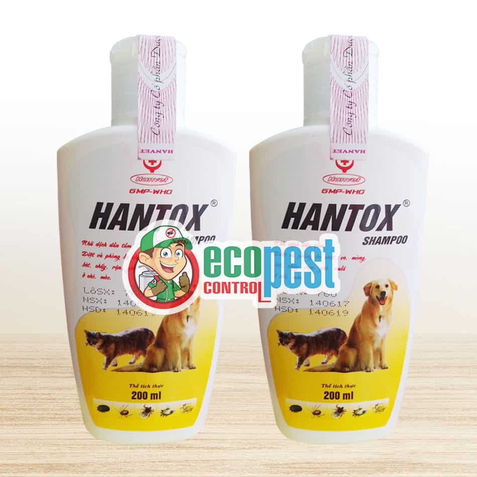 Sữa tắm diệt trừ bọ chét chó mèo Hantox Shapoo